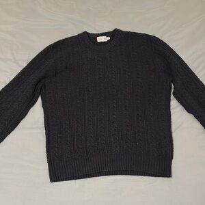 Wellen Seawool Sweater—Navy, Large